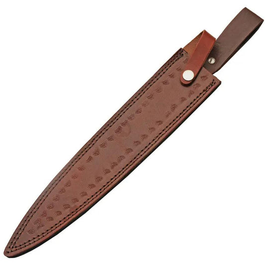 Ardent Armory Damascus Short Sword Wood And Brass DM5039 - 12 Inch Damascus Steel Spear Point Blade by Damascus