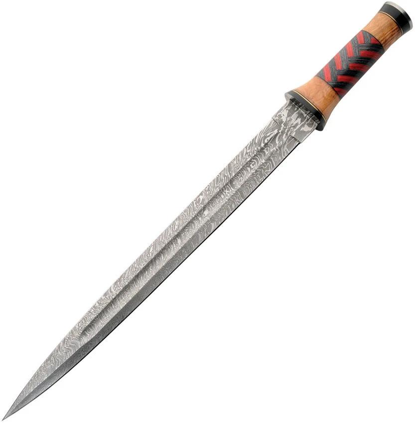 Damascus Red Braided Sword DM-5046 by Damascus