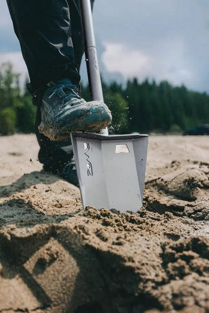 DMOS Collective The Nomad Shovel - Lightweight 2.2lb Aluminum Blade and Shaft with Integrated Bottle Opener by DMOS Collective