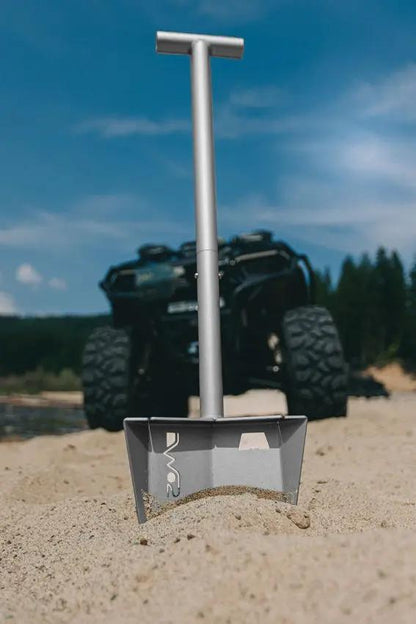 DMOS Collective The Nomad Shovel - Lightweight 2.2lb Aluminum Blade and Shaft with Integrated Bottle Opener by DMOS Collective