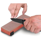 DMT Bench Stone Sharpener 6 Inch Diamond Whetstone Fine Grit With Rubber Feet For Woodworking Enthusiasts by DMT