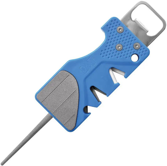 DMT PocketSharp Plus Multi Sharpener With Ceramic Fine Tungsten Diamond Serrated Sharpener Bottle Opener Lanyard For Outdoorsmen by DMT