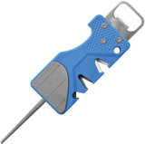 DMT PocketSharp Plus Multi Sharpener With Ceramic Fine Tungsten Diamond Serrated Sharpener Bottle Opener Lanyard For Outdoorsmen by DMT