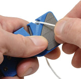 DMT PocketSharp Plus Multi Sharpener With Ceramic Fine Tungsten Diamond Serrated Sharpener Bottle Opener Lanyard For Outdoorsmen by DMT