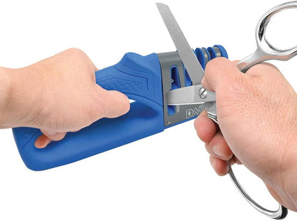 DMT Diamond Bench Pro Sharpener With Ceramic Tungsten Diamond Rods For Knives And Scissors Handheld And Countertop by DMT