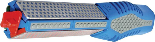 DMT TriStone Rotator Diamond Sharpener Kit For Hunters And Cooks 3 Grit Stones With Adjustable Angle Guides by DMT