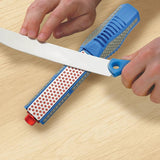 DMT TriStone Rotator Diamond Sharpener Kit For Hunters And Cooks 3 Grit Stones With Adjustable Angle Guides by DMT