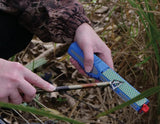 DMT TriStone Rotator Diamond Sharpener Kit For Hunters And Cooks 3 Grit Stones With Adjustable Angle Guides by DMT