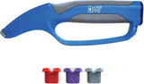 DMT EdgeSharp XChange Sharpen System With 3 Color Cartridges EroGrip Handle For Kitchen Knives Shears Serrated Blades by DMT