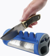 DMT Edgesharp XpertEdge 6 Stage Knife Sharpener With Tungsten Slots And Ceramic Scissors Sharpener For Home Cooks by DMT