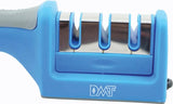 DMT Eversharp Three Stage Knife Sharpener With Non Slip Base Ergonomic Handle For Home Cooks by DMT