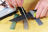 DMT Aligner Pro Kit Precision Knife Sharpening System With 3 Diamond Whetstones And Case For Knife Enthusiasts by DMT