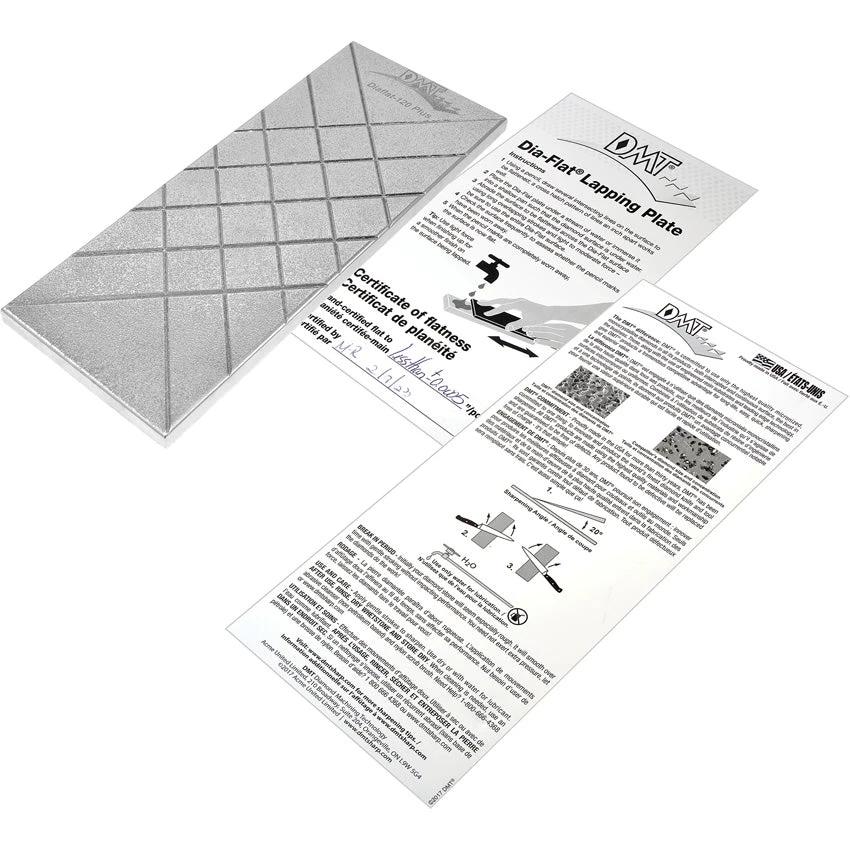 DMT DiaFlat Plus Lapping Plate 120 Micron Diamond Hardcoat for Sharpening Stones by DMT