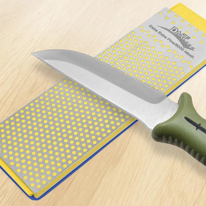 DMT DuoSharp Plus 8 Dual Sided Sharpening Stone With Extra Fine And Fine Grit For Knives Enthusiasts by DMT