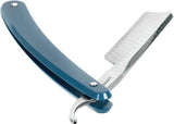 Dovo Runde Sache 5/8 Straight Razor With Blue Handle Carbon Steel Blade For Precision Shaving by Dovo