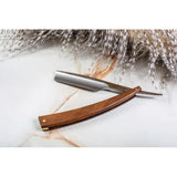 Dovo Five Eighths Straight Razor Walnut Handle Premium Carbon Steel Satin Blade For Professional Barbers by Dovo