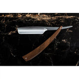 Dovo Five Eighths Straight Razor Walnut Handle Premium Carbon Steel Satin Blade For Professional Barbers by Dovo
