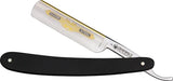Dovo Carbon Steel Straight Razor 3in Blade With Ebony Wood Handles For Shaving Enthusiasts Gift Tin by Dovo