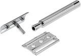 Dovo Primo I Safety Razor Brass Handle Die Cast Head Chrome Finish Closed Comb For Classic Wet Shaving Enthusiasts by Dovo