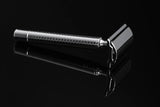Dovo Primo II Safety Razor Premium Brass Handle Closed Comb Three Part Includes 10 Super Platinum Blades For Wet Shavers by Dovo