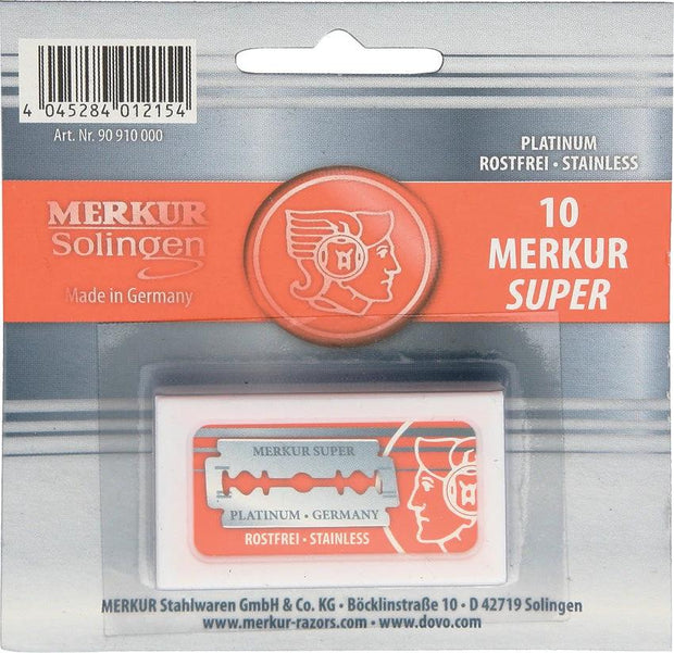 Merkur Replacement Blades Pack of 10 90 910 000 by Merkur
