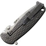 DPx Gear HEST-F Framelock Gray - Bohler M390 Blade, 3-D Titanium Handle, Glass Breaker, Bottle Opener by DPx Gear