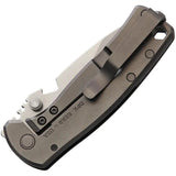 DPx Gear HEST Urban MilSpec Framelock - Titanium Back Handle, Hex Drive, Bottle Opener, Wire Stripper Jimping by DPx Gear