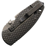 DPx Gear Hest Framelock 3D Gray Titanium - M390 Blade With Bottle Opener And Glass Breaker by DPx Gear