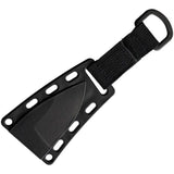 DPX Gear HEAT Hiker - Black Ceramic Coated 1095HC Steel Blade With Skeletonized One Piece Construction And Lanyard Holes by DPX Gear