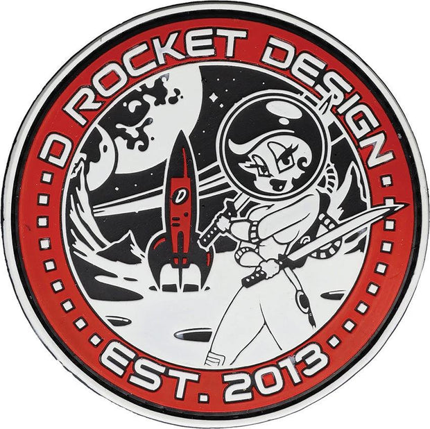 D Rocket Designs Rocket Girl Patch DRD-PATCH-2013 by D Rocket Designs