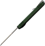 D Rocket Designs Zulu Auto OTF Knife Green Aluminum Handle M390 Wharncliffe Blade - Automatic Opening by D Rocket Designs
