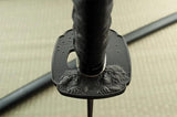 Dragon King Winter Sun Katana 5160 High Carbon Forged Blade 44.5in Ornate Snowflake Tsuba For Collectors by Dragon King