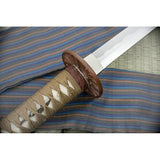 Dragon King Fletching Katana SR35320 Premium Handcrafted Satin Blade Arrow Pattern For Collectors by Dragon King