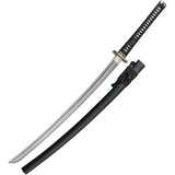 Dragon King Kawanakajima Katana SD35420 For Elite Collectors T10 9260 Blade Deep Hi Hamon Black Silk Handle by Dragon King