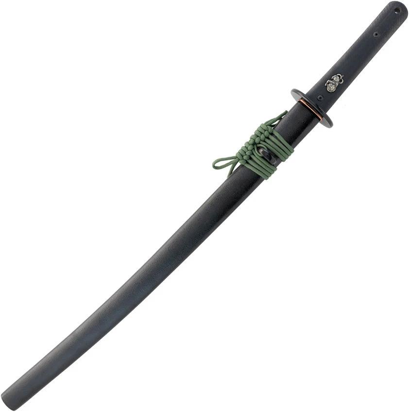 Dragon King Wakizashi 27 Inch Overall 19.5 Inch Blade Real Hamon Copper Habaki G10 Handle For Collectors by Dragon King