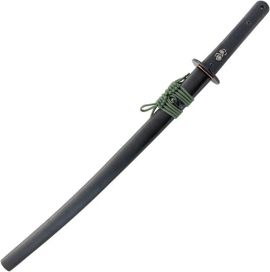 Dragon King Wakizashi 27 Inch Overall 19.5 Inch Blade Real Hamon Copper Habaki G10 Handle For Collectors by Dragon King