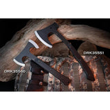 APOC Double Mukk Hatchet XD35560 Rugged Compact Camp Tool With Dependable Chopping Power For Campers And Hikers by APOC