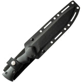 APOC Wayward Camper Rugged Outdoor Survival Knife KD35600 With Full Tang 6.63in Blade Black Oxide Handle G10 by APOC