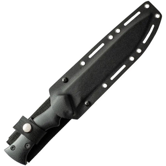APOC Wayward Camper Rugged Outdoor Survival Knife KD35600 With Full Tang 6.63in Blade Black Oxide Handle G10 by APOC