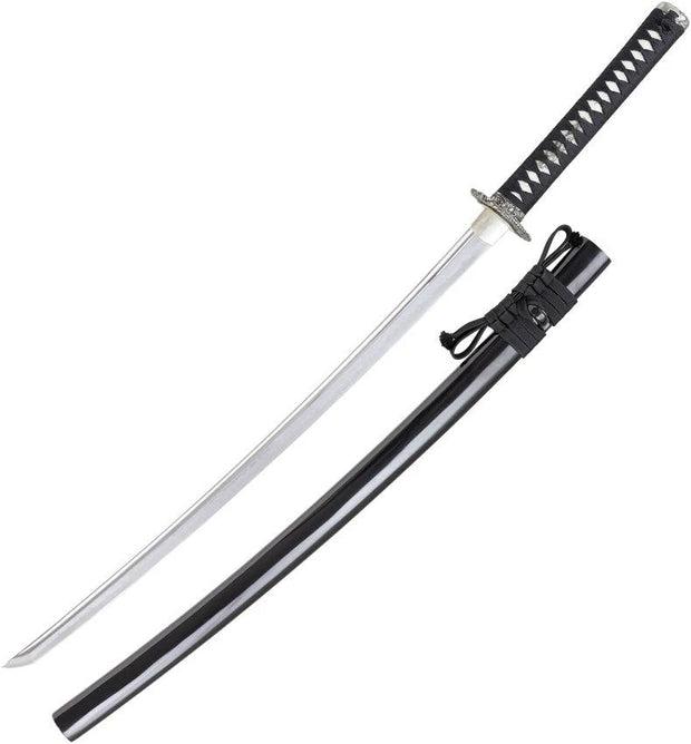 Dragon King Ryujin Katana 40th Anniversary Limited Edition T10 Blade 27.5in Black Silver Motif Collectors by Dragon King