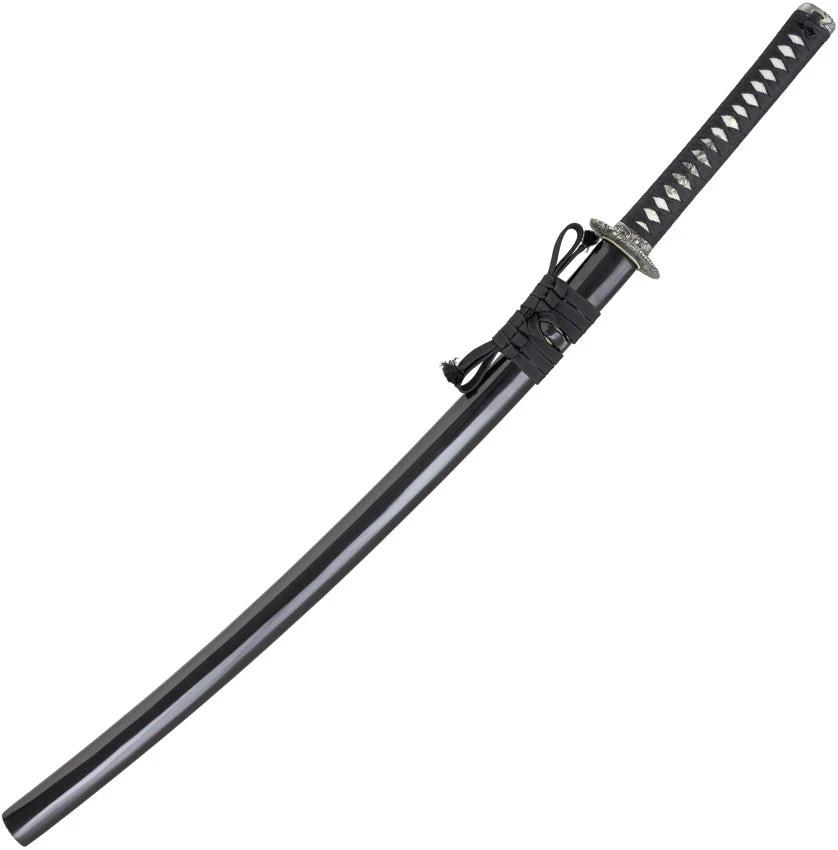 Dragon King Ryujin Katana 40th Anniversary Limited Edition T10 Blade 27.5in Black Silver Motif Collectors by Dragon King