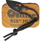 Doug Ritter RSK MK5 Fixed Blade - One Piece Design Skeletonized Handle Black 2Cr13 Blade Survival Kit Tin by Doug Ritter