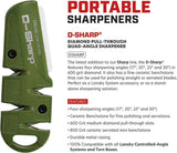 Lansky D Sharp Multi Angle Sharpening System For Knife Enthusiasts Ceramic 800 Grit Benchstone Serration Sharpening by Lansky