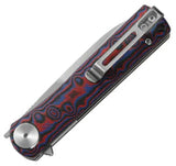 Dreamtech Linerlock Red Micarta D3896MR by Dreamtech