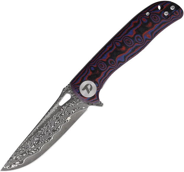 Dreamtech Linerlock Damascus Red D3898MRD by Dreamtech