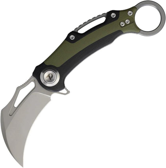 Dreamtech Button Lock Karambit Blk/Gn D4221GBG by Dreamtech