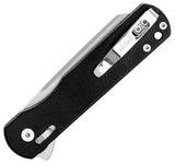 Dreamtech Axis Lock Knife - D2 Tool Steel Bead Blast Sheepsfoot Blade Black G10 Handle by Dreamtech