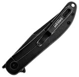 Dreamtech Framelock Black Ti D4366B - D2 Tool Steel Clip Point Blade With Titanium Handle by Dreamtech