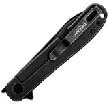 Dreamtech Framelock Ti Black D4370B - Titanium Frame Lock Knife With VG-10 Blade And Black Stonewash Finish by Dreamtech