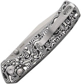 Dreamtech Axis Lock Black White Micarta D4508MBW - Bead Blast 14C28N Stainless Tanto Blade for Everyday Carry by Dreamtech
